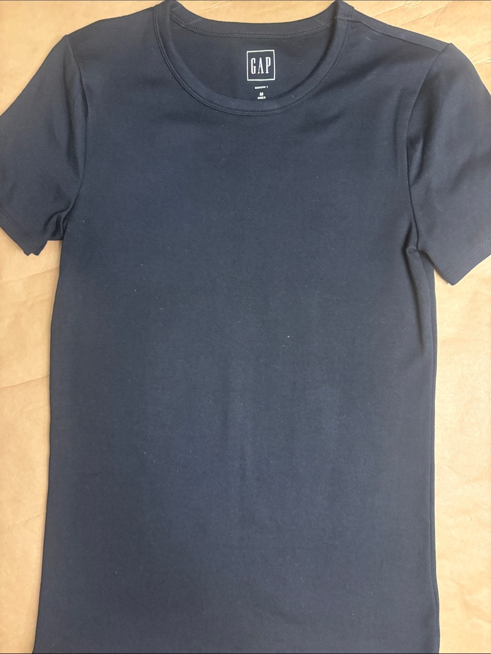 GAP Black Short-Sleeve Crewneck Tee